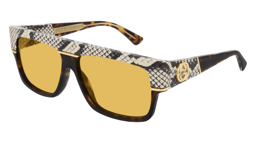 Gucci Sunglass Man Havana Havana Brown