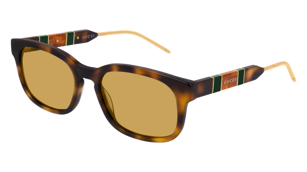 Gucci Sunglass Man Havana Havana Brown