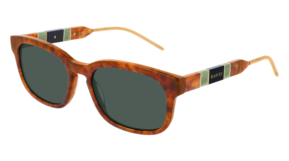 Gucci Sunglass Man Havana Havana Green