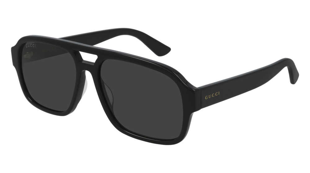 Gucci Sunglass Man Black Black Smoke