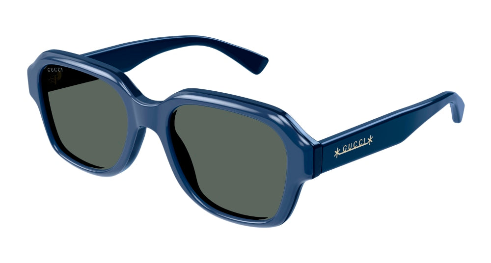 Gucci Sunglass Man Blue Blue Green