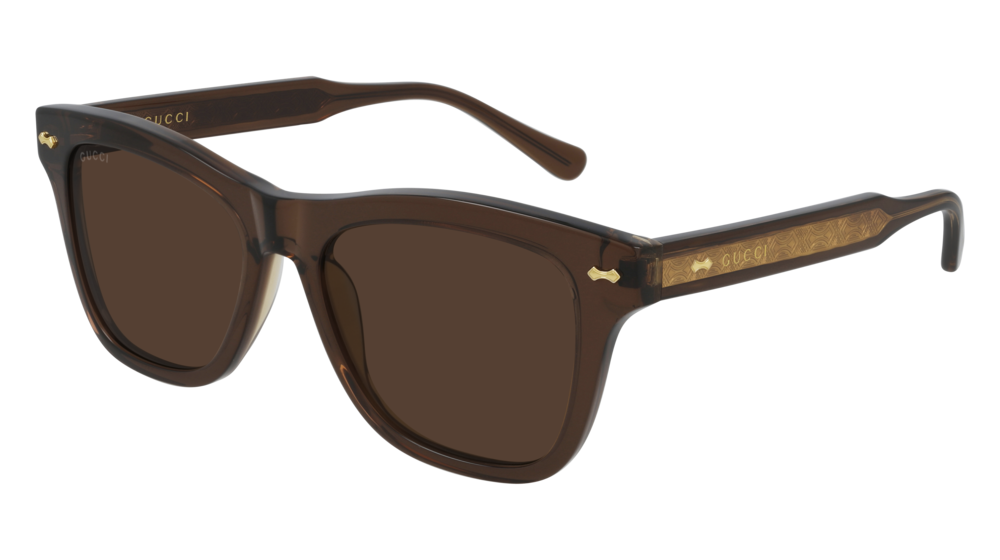 Gucci Sunglass Man Brown Brown Brown