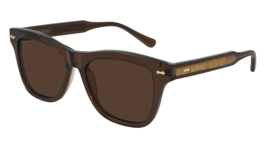 Gucci Sunglass Man Brown Brown Brown