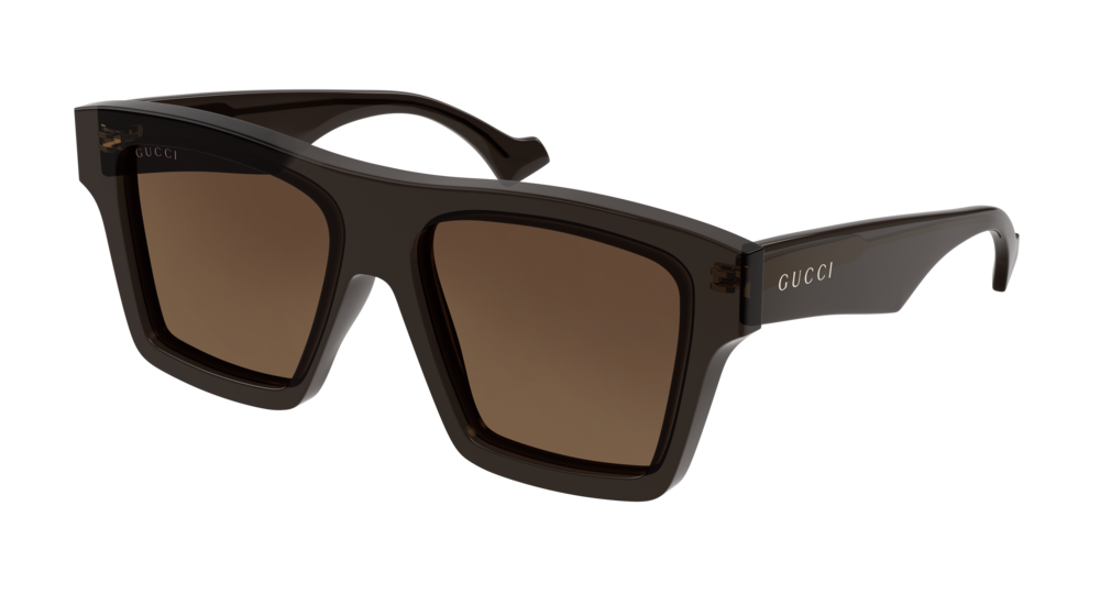 Gucci Sunglass Man Brown Brown Brown