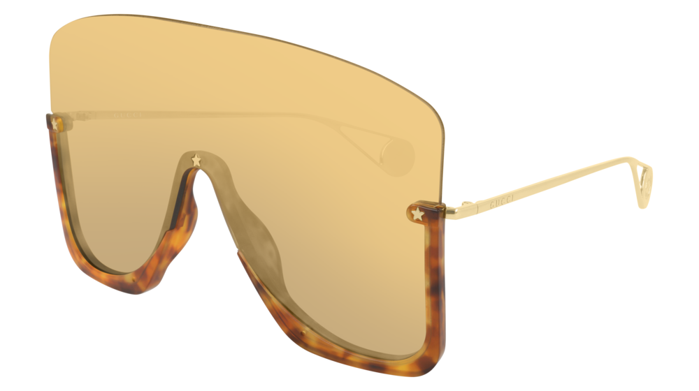 Gucci Sunglass Man Havana Gold Yellow