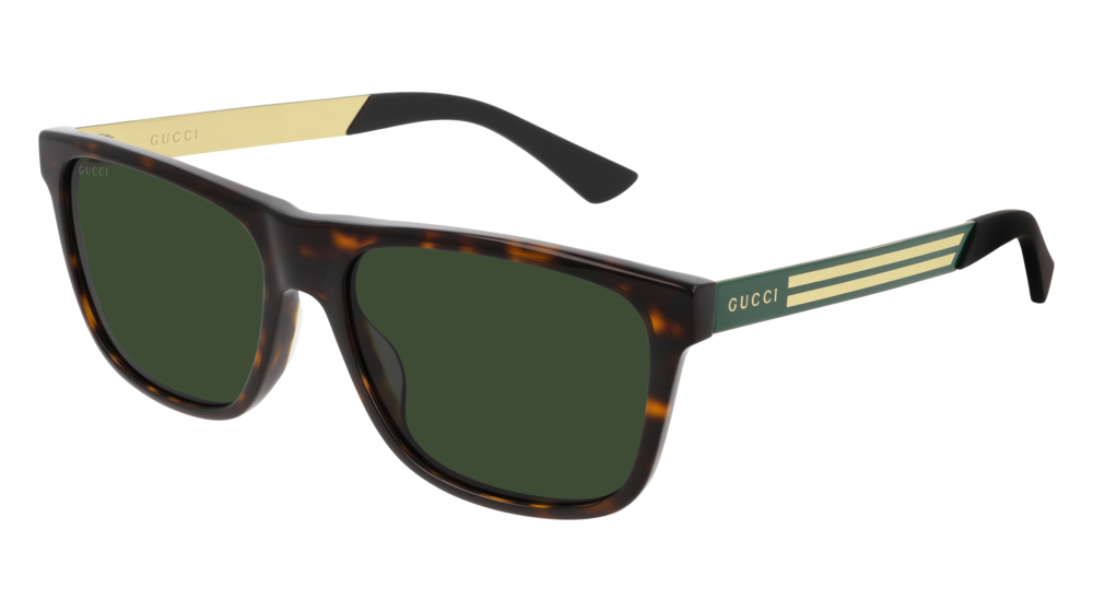 Gucci Sunglass Man Havana Green Green