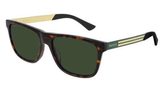 Gucci Sunglass Man Havana Green Green