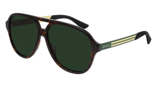 Gucci Sunglass Man Havana Green Green