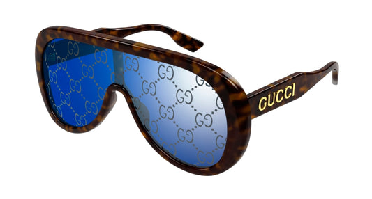 Gucci Sunglass Man Havana Havana Blue