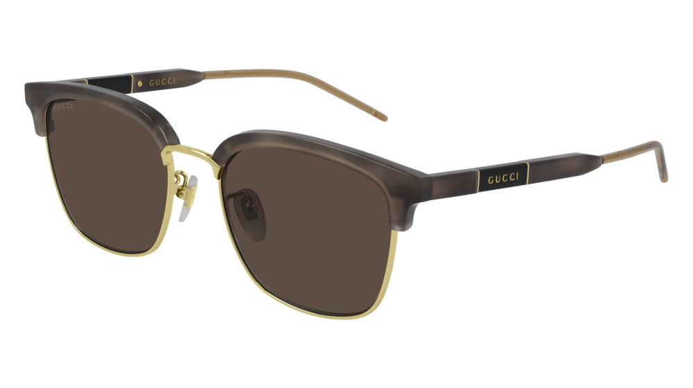 Gucci Sunglass Man Havana Havana Brown