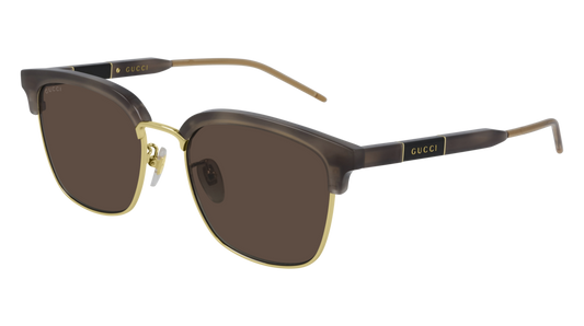 Gucci Sunglass Man Havana Havana Brown