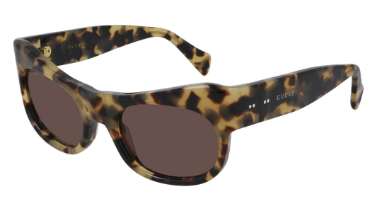 Gucci Sunglass Man Havana Havana Brown