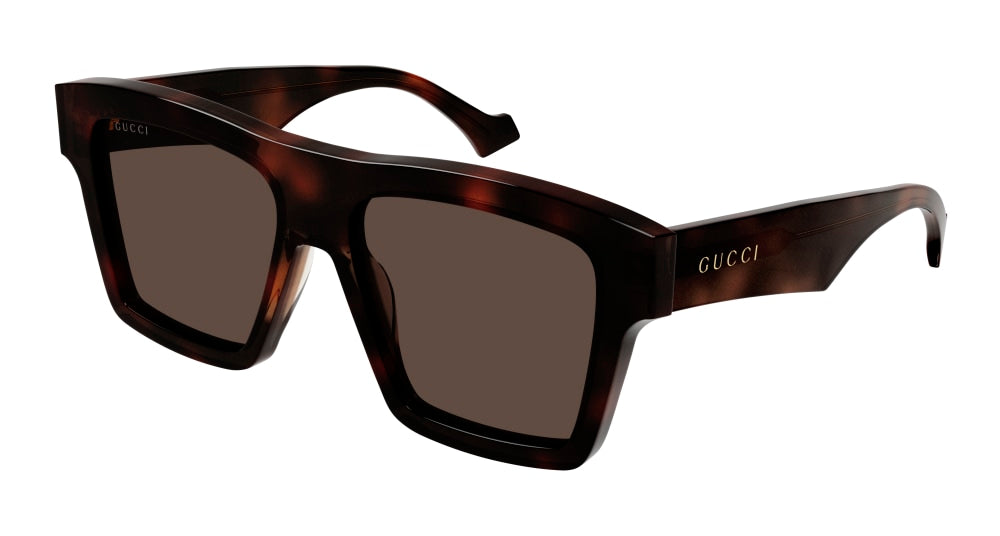 Gucci Sunglass Man Havana Havana Brown