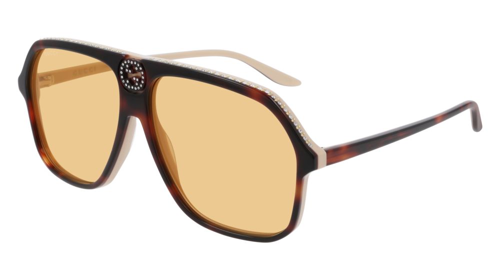 Gucci Sunglass Man Havana Havana Orange