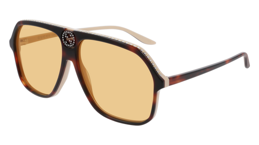 Gucci Sunglass Man Havana Havana Orange