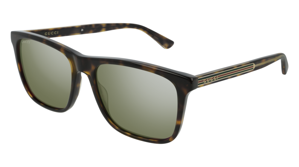 Gucci Sunglass Man Havana Havana Silver