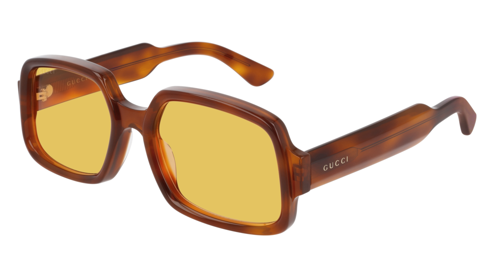 Gucci Sunglass Man Havana Havana Yellow