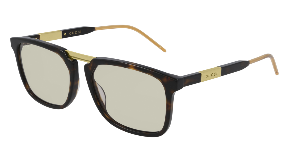 Gucci Sunglass Man Havana Havana Yellow