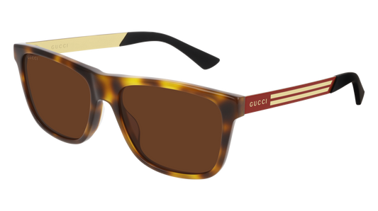 Gucci Sunglass Man Havana Red Brown