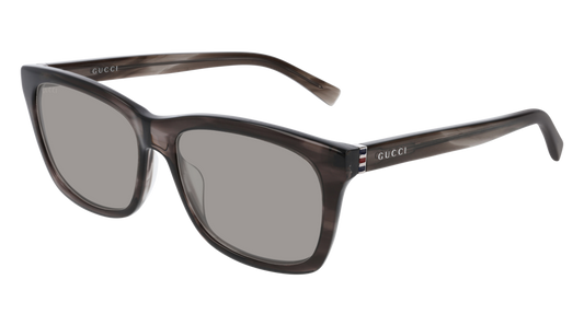 Gucci Sunglass Man Havana Ruthenium Grey