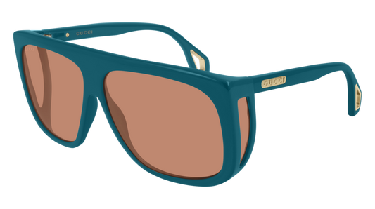 Gucci Sunglass Man Blue Blue Brown