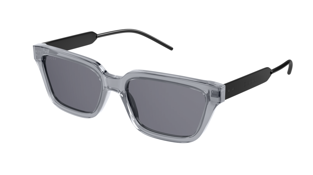 Gucci Sunglass Man Grey Black Smoke