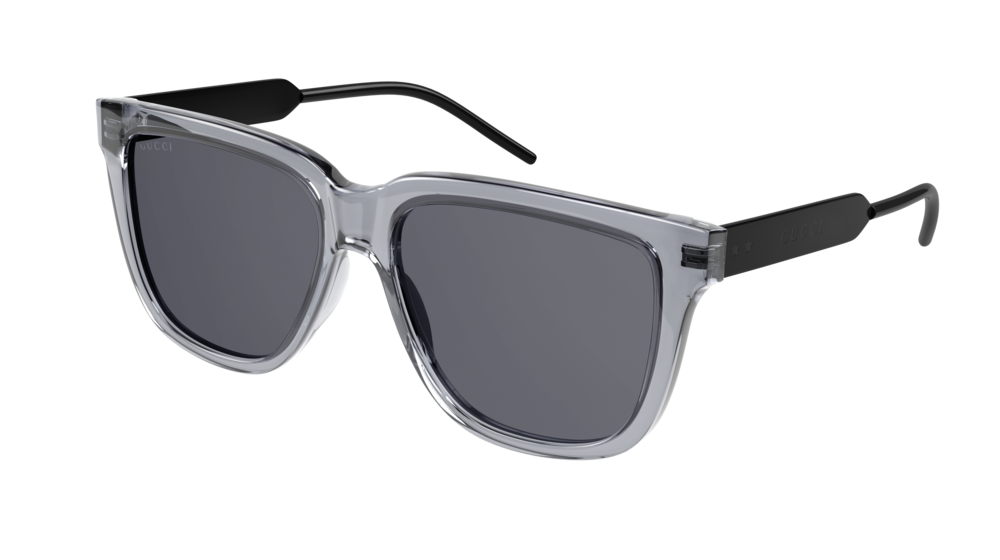 Gucci Sunglass Man Grey Black Smoke