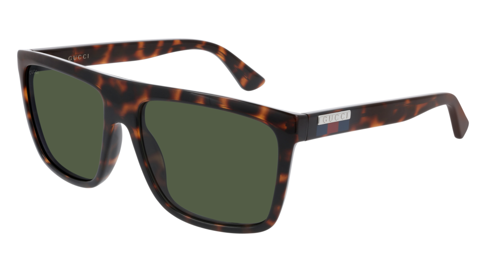 Gucci Sunglass Man Havana Havana Green