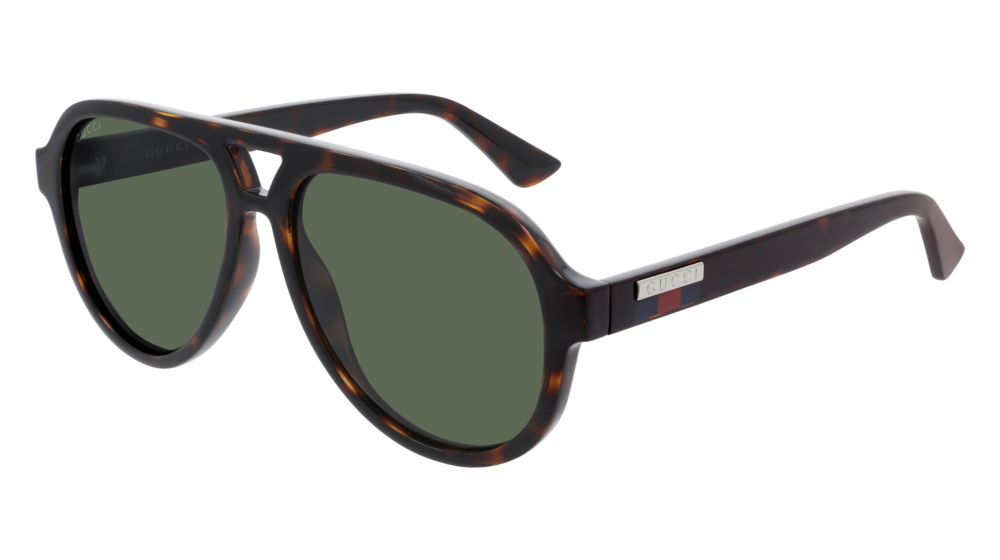 Gucci Sunglass Man Havana Havana Green