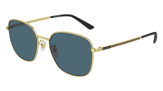 Gucci Sunglass Man Gold Gold Blue