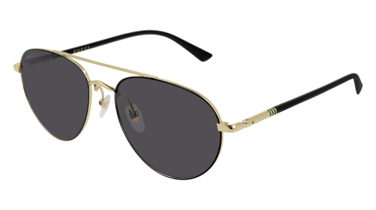 Gucci Sunglass Man Gold Gold Grey