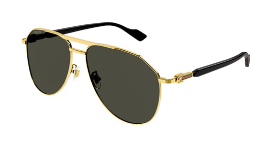 Gucci Sunglass Man Gold Gold Grey