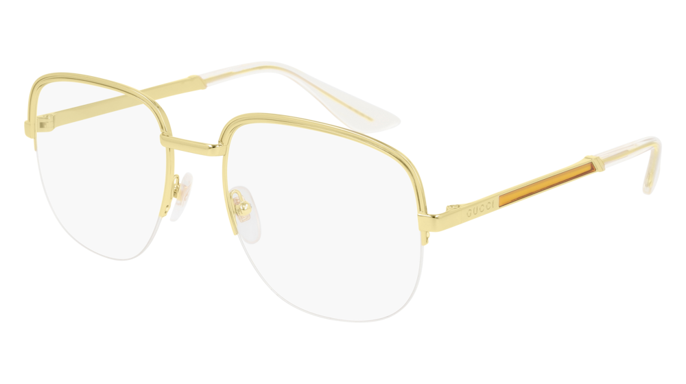 Gucci Sunglass Man Gold Gold Pink