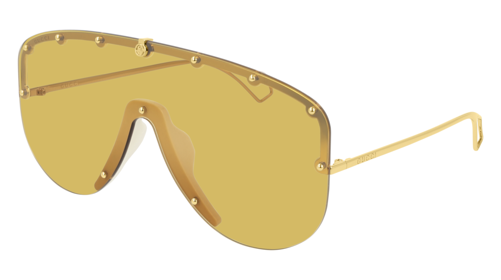 Gucci Sunglass Man Gold Gold Yellow