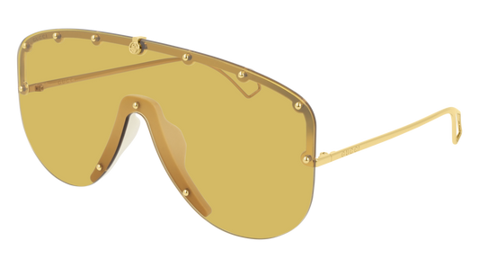 Gucci Sunglass Man Gold Gold Yellow