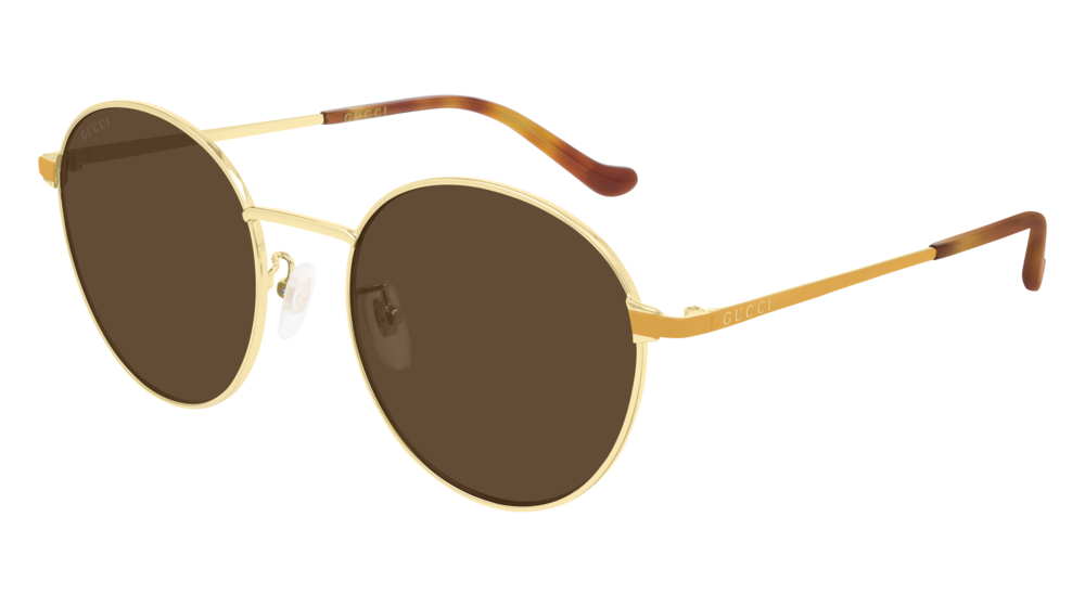 Gucci Sunglass Man Gold Yellow Brown