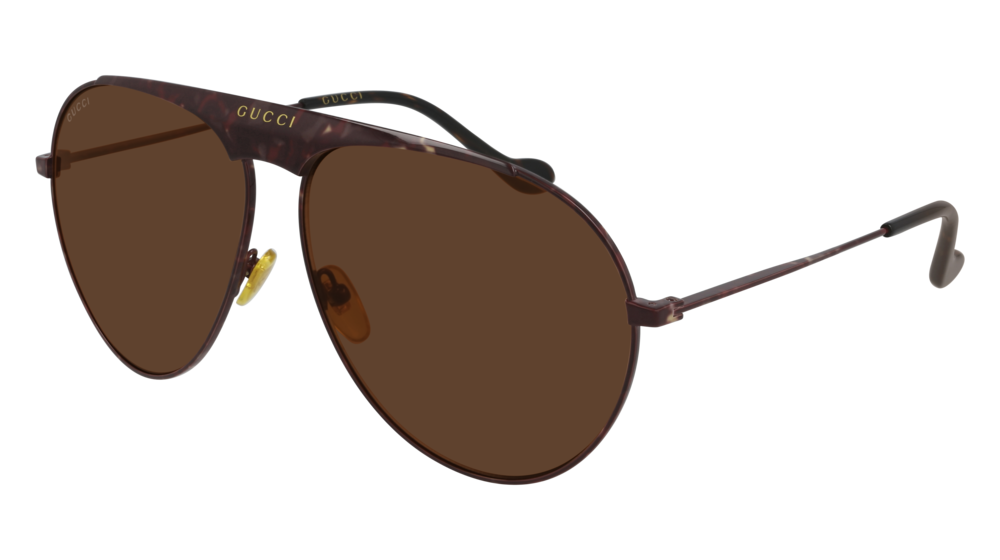 Gucci Sunglass Man Havana Havana Brown