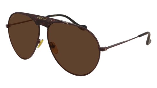 Gucci Sunglass Man Havana Havana Brown