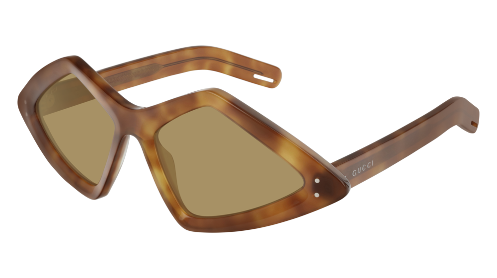 Gucci Sunglass Unisex Havana Havana Yellow