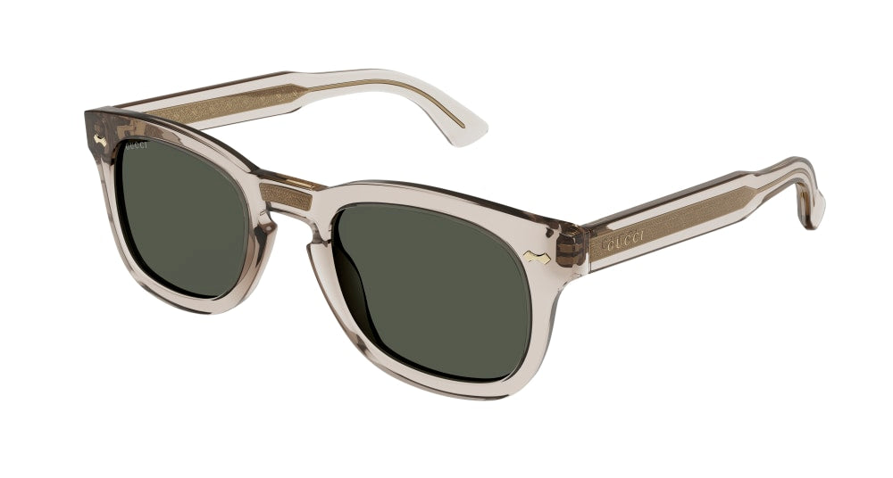 Gucci Sunglass Unisex Brown Brown Green