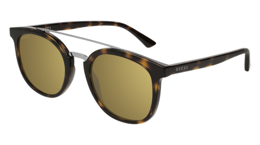 Gucci Sunglass Unisex Havana Havana Silver