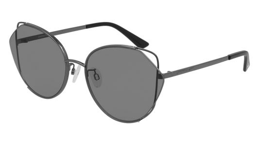 Mcq Sunglass Woman Ruthenium Ruthenium Smoke