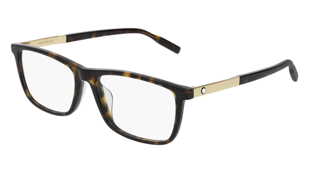 Montblanc Optical Frame Man Havana Gold Transparent – SOS Optometrist ...