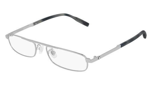 Montblanc Optical Frame Man Silver Silver Transparent