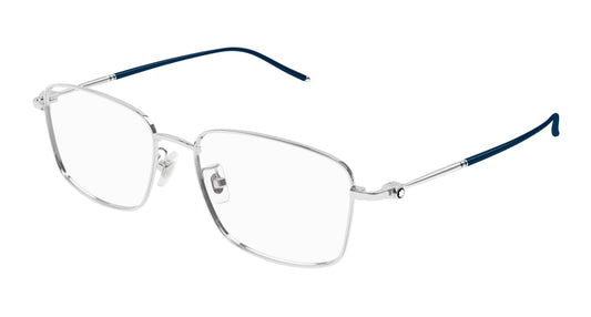 Montblanc Optical Frame Man Silver Silver Transparent