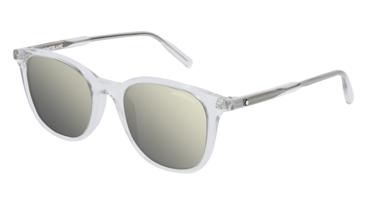 Montblanc Sunglass Man Crystal Crystal White