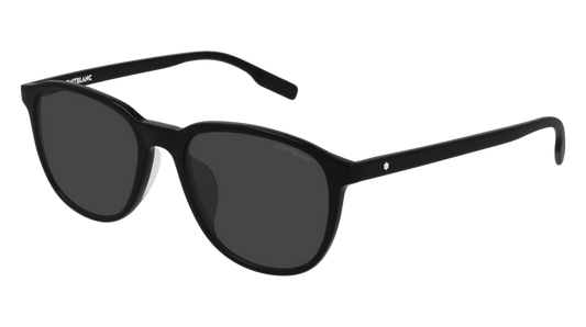 Montblanc Sunglass Man Black Black Grey