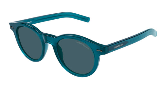 Montblanc Sunglass Man Green Green Grey