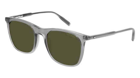 Montblanc Sunglass Man Grey Grey Green