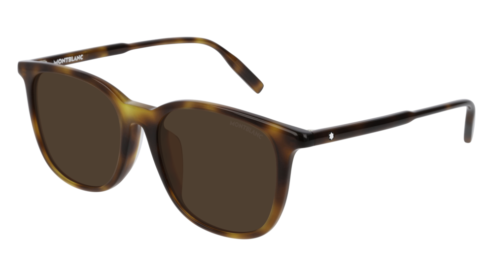 Montblanc Sunglass Man Havana Havana Brown